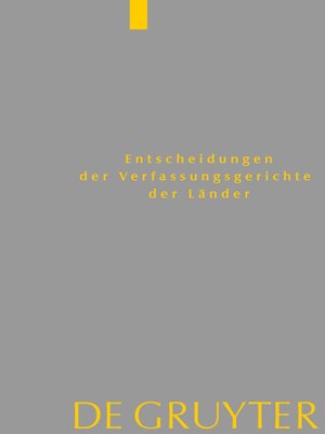 cover image of Baden-Württemberg, Berlin, Brandenburg, Bremen, Hamburg, Hessen, Mecklenburg-Vorpommern, Niedersachsen, Saarland, Sachsen, Sachsen-Anhalt, Schleswig-Holstein, Thüringen